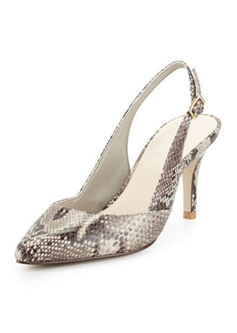 cole haan slingback heels|cole haan snakeskin pumps.